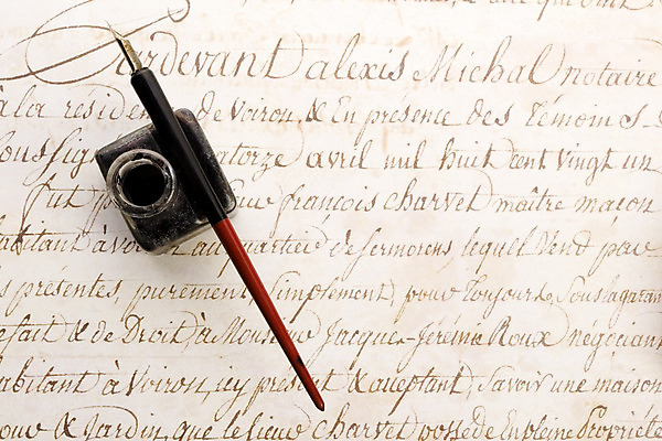 포토 JPG 해외이미지 종이 백그라운드 텍스트 잉크 사람없음 단어 골동품 계획 편지 깃털 청동 대본 옛날 필기체 해외202004 해외포토 문자 컨셉 파일형식 이미지허브