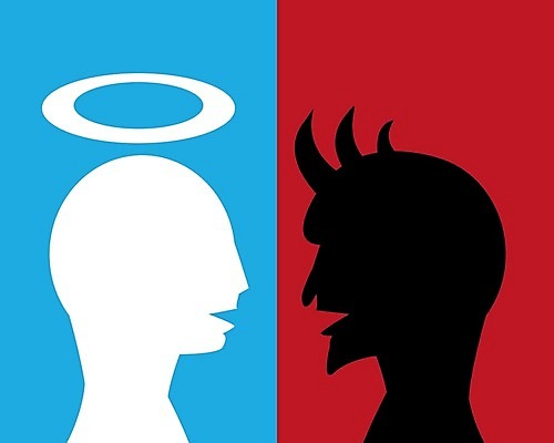 EPS 해외이미지 캐릭터 실루엣 얼굴 백그라운드 컨셉 일러스트 비즈니스 추상 천사 말하기 미소 사람 책 검은색 흰색 최고 영혼 성자 선택 토론 악마 만화 심볼 사인 천국 나쁜 부정부패 부정적 적 지옥 해외202004 해외일러스트 일러캐릭터 감정 종교 컬러 무늬 모션 촬영기법 표정 신체부위 파일형식 벡터 이미지허브