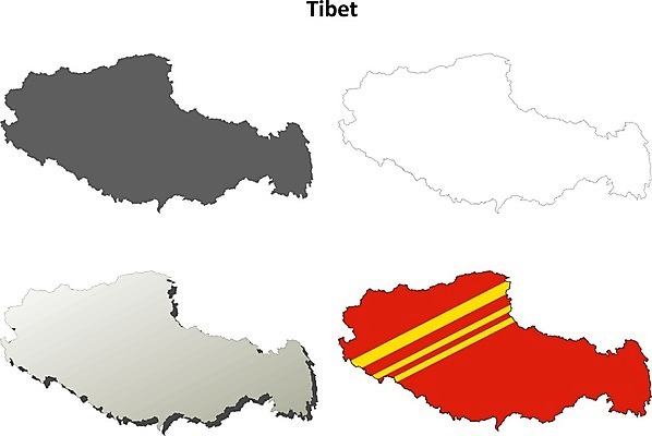 EPS 해외이미지 디자인 실루엣 여행 백그라운드 지도 일러스트 세트 3D 중국 공백 경계선 윤곽 영토 지역 고립 분할 히말라야 디테일 해외202004 해외일러스트 아시아 선 촬영기법 디지털합성 경계 파일형식 벡터 산맥 이미지허브