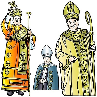 EPS 해외이미지 클립아트 전통 기독교 종교 십자가 일러스트 성경 천주교 기도 영혼 성직자 승려 직원 신성 신부님 해외202004 해외일러스트 종교용품 파일형식 벡터 이미지허브