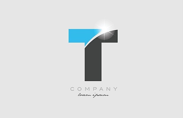 EPS 해외이미지 모양 템플릿 디자인 알파벳 백그라운드 일러스트 회사 비즈니스 파란색 반짝임 회색 편지 심볼 신분 T 엘리먼트 활자 해외202004 해외일러스트 영어 컬러 모션 활자판 파일형식 벡터 이미지허브