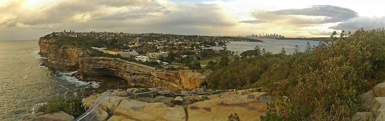 포토 JPG 해외이미지 여행 자연 파노라마 풍경 사람없음 가로 빛 도시풍경 황혼 일몰 새벽 도시 만 호주 암초 시드니 내추럴 해외202004 해외포토 자연요소 촬영기법 노을 오세아니아 생태계 파일형식 이미지허브