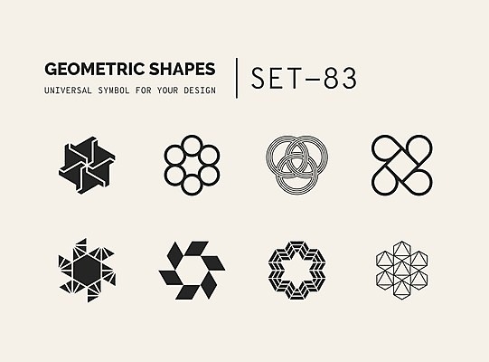 EPS 해외이미지 디자인 백그라운드 컨셉 패턴 추상 사람없음 그래픽 세트 원형 플랫 심볼 심플 지오메트릭 해외202004 도형 무늬 파일형식 벡터 이미지허브