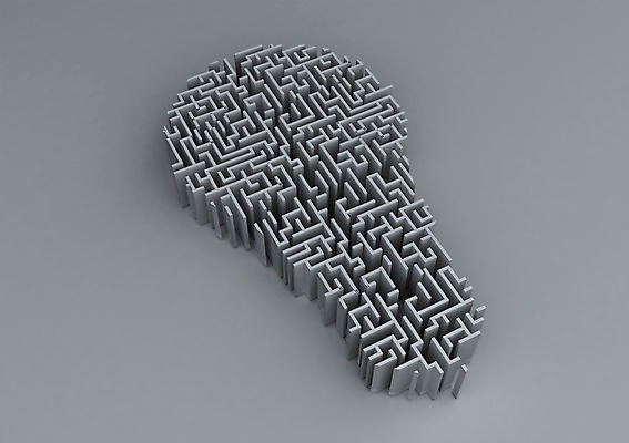 PSD 편집이미지 길 상징 백그라운드 전구 상상 조명 아이디어 사람없음 컴퓨터그래픽 그래픽 3D소스 3D 입체 오브젝트 백열등 미로 미로찾기 편집소스 편집3D 컨셉 디지털합성 파일형식