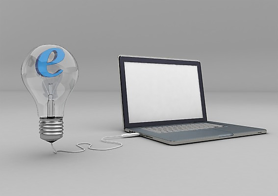 PSD 편집이미지 상징 백그라운드 인터넷 전구 상상 조명 아이디어 사람없음 컴퓨터그래픽 그래픽 노트북 컴퓨터 3D소스 3D 연결 입체 오브젝트 백열등 잭 편집소스 편집3D 컨셉 전자제품 디지털합성 파일형식