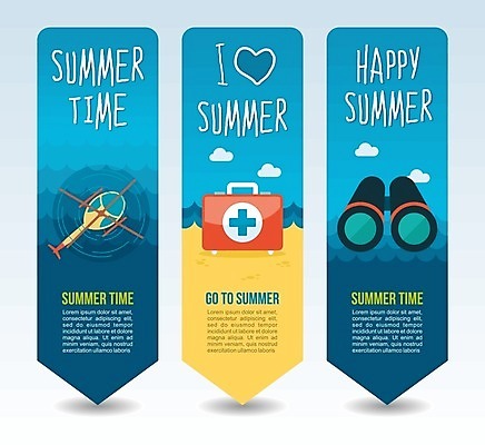 EPS 해외이미지 배너 세로배너 일러스트 해변 사람없음 파란색 노란색 쌍안경 하트 헬리콥터 구급상자 배너세트 해외202004 해외일러스트 모양 바다 컬러 비행기 세로 세트 망원경 의료용품 파일형식 벡터 이미지허브
