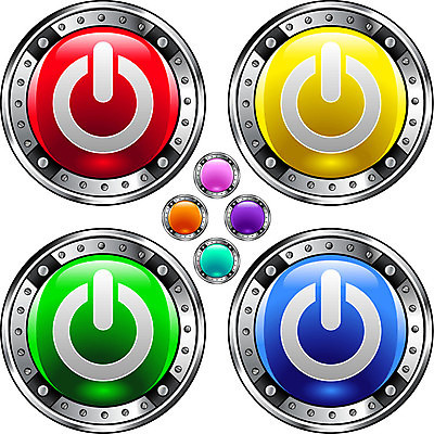 EPS 해외이미지 디자인 산업 인터넷 일러스트 표시 빨간색 초록색 파란색 빛 컴퓨터 노란색 웹 힘 원형 끝 은색 심볼 사인 시작 배지 스위치 네비게이션 종료 휘장 엘리먼트 작동 하드웨어 해외202004 해외일러스트 도형 컬러 전자제품 파일형식 벡터 이미지허브