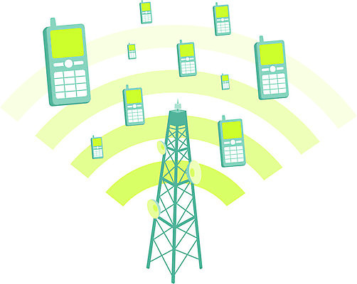 EPS 해외이미지 컨셉 일러스트 통신 커뮤니케이션 무선통신 안테나 컴퓨터그래픽 스마트폰 연결 방송 물결무늬 해외202004 해외일러스트 물결 무늬 그래픽 핸드폰 스마트기기 파일형식 벡터 이미지허브