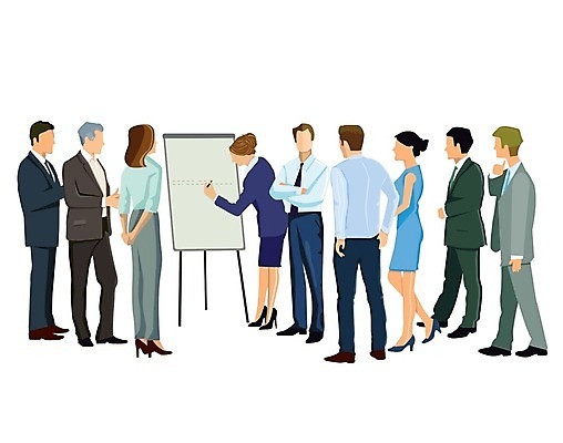 EPS 해외이미지 여자 남자 일러스트 회사 비즈니스 회의 협력 사람 사무실 비즈니스맨 비즈니스우먼 토론 동료 경영 해외202004 해외일러스트 관계 직장인 파일형식 벡터 이미지허브