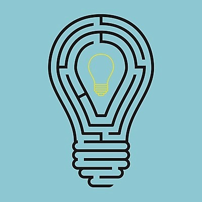 EPS 해외이미지 디자인 백그라운드 컨셉 일러스트 전구 추상 아이디어 실내 빛 힘 에너지 게임 램프 퍼즐 미로 해외202004 해외일러스트 무늬 놀이 조명 내부 파일형식 벡터 이미지허브