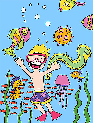 EPS 해외이미지 클립아트 디자인 어린이 바다 일러스트 학교 휴가 어류 가면 미술 소년 그래픽 장식 물 컬러풀 수중 탐험 스노클링 잠수부 만화 아래 장어 젤리 탐사 해파리 기어 물갈퀴 발견 다시마 엘리먼트 해외202004 해외일러스트 자연요소 교육 남자 컬러 문화예술 디저트 사람 수중동물 수상스포츠 해조류 자포동물 전문직 방향 위치 파일형식 벡터 이미지허브