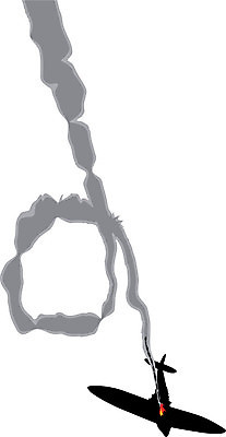 EPS 해외이미지 일러스트 비행기 떨어짐 해외202004 해외일러스트 컨셉 항공교통 대중교통 파일형식 벡터 이미지허브