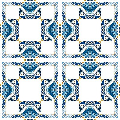 EPS 해외이미지 전통 디자인 패턴 오렌지 일러스트 벽지 추상 장식 파란색 노란색 흰색 포르투갈 타일 묘사 정사각형 모자이크 스페인어 아라베스크 엘리먼트 튀니지 해외202004 해외일러스트 도형 유럽 컬러 무늬 과일 아프리카 파일형식 벡터 이미지허브