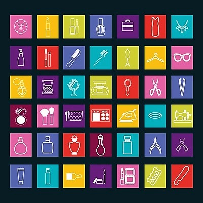 EPS 해외이미지 클립아트 모델 디자인 드레스 실루엣 일러스트 컴퓨터그래픽 쇼핑 유행 스파 화장품 립스틱 붓 못 화려 우아함 손톱관리 보석 철 심볼 향수 파일 광택 소매 해외202004 해외일러스트 옷 컨셉 촬영기법 그래픽 뷰티 공구 네일아트 광석 파일형식 벡터 도구 이미지허브