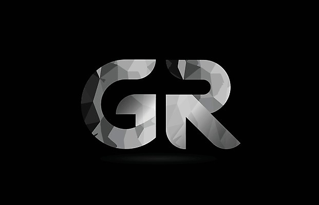 EPS 해외이미지 모양 템플릿 디자인 알파벳 백그라운드 일러스트 회사 비즈니스 검은색 흰색 G 편지 심볼 신분 R 엘리먼트 활자 해외202004 해외일러스트 영어 컬러 활자판 파일형식 벡터 이미지허브