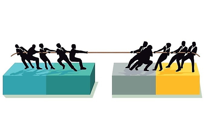 EPS 해외이미지 밧줄 컨셉 일러스트 회사 비즈니스 사람 경쟁 도전 비즈니스맨 비즈니스우먼 계획 동료 해외202004 해외일러스트 여자 남자 줄 관계 직장인 파일형식 벡터 이미지허브