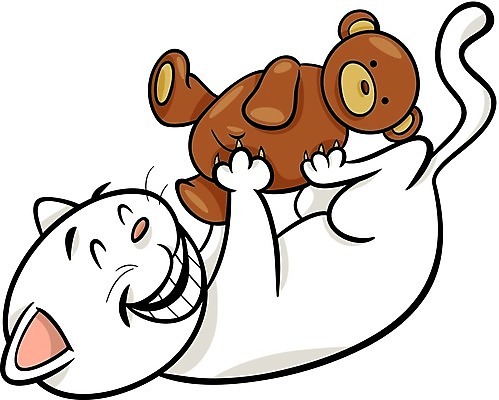 EPS 해외이미지 클립아트 동물 캐릭터 행복 일러스트 장난 놀이 그래픽 반려동물 고양이 곰인형 만화 그림 얼룩무늬 마스코트 해외202004 해외일러스트 일러캐릭터 감정 인형 무늬 포유류 파일형식 벡터 이미지허브