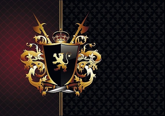 EPS 해외이미지 모양 디자인 배너 백그라운드 잎 곡선 일러스트 왕관 프레임 미술 그래픽 장식 빨간색 라벨 검은색 코트 화려 중세 황금 칼 사자 심볼 오브젝트 복고 방패 고립 옛날 해외202004 해외일러스트 식물 선 컬러 컨셉 포유류 문화예술 외투 역사 파일형식 벡터 이미지허브