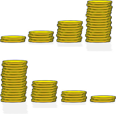 EPS 해외이미지 컨셉 돈 일러스트 그래프 아이디어 그래픽 금융 경제 동전 저축 성장 바 구매 하락 그림 투자 빚 위기 줄이기 비용 해외202004 해외일러스트 비즈니스 모션 쇼핑 재산 파일형식 벡터 이미지허브