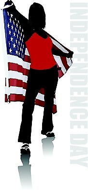 EPS 해외이미지 일러스트 휴가 그림자 미국 깃발 잡기 애국심 독립 해외202004 해외일러스트 북아메리카 모션 파일형식 벡터 이미지허브