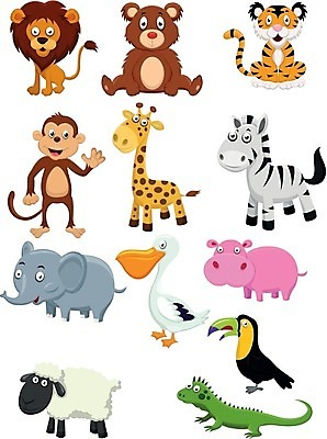 EPS 해외이미지 동물 행복 야생동물 일러스트 곰 포유류 아프리카 조류 코끼리 미소 세트 원숭이 양 호랑이 사자 만화 수집 펠리컨 기린 사파리 도마뱀 얼룩말 이구아나 하마 해외202004 해외일러스트 감정 나라 파충류 표정 말 파일형식 벡터 이미지허브