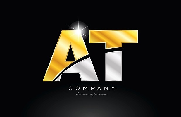 EPS 해외이미지 모양 템플릿 디자인 알파벳 백그라운드 일러스트 회사 비즈니스 금속 검은색 회색 황금 은색 편지 심볼 신분 A T 엘리먼트 활자 해외202004 해외일러스트 영어 컬러 재질 활자판 파일형식 벡터 이미지허브