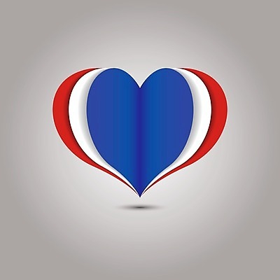EPS 해외이미지 모양 디자인 아시아 여행 일러스트 태국 사랑 빨간색 파란색 세계 흰색 하트 깃발 심볼 사인 애국심 고립 엘리먼트 전국 해외202004 해외일러스트 감정 나라 컬러 파일형식 벡터 이미지허브