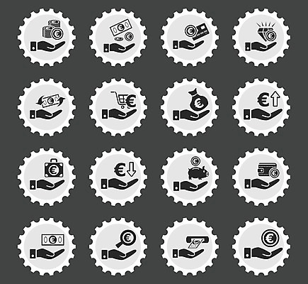 EPS 해외이미지 손 실루엣 종이 돈 서류가방 가방 일러스트 비즈니스 관리 사람 그래픽 금융 쇼핑 세트 픽토그램 달러 동전 검은색 저축 유로 신용카드 그룹 지갑 구매 심볼 사인 투자 상업 다이아몬드 환율 월급 ATM 수입 해외202004 해외일러스트 잡화 컬러 촬영기법 신체부위 경제 재산 보석 파일형식 벡터 이미지허브