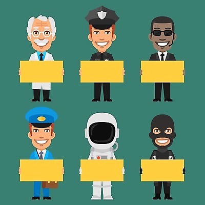 EPS 해외이미지 캐릭터 디자인 산업 일러스트 비즈니스 미술 경비 사람 그래픽 세트 우주비행사 업무 플랫 경찰 만화 수집 우체부 가득함 과학자 오브젝트 보안 클립 경호원 마스코트 캐리커처 테러리스트 해외202004 해외일러스트 일러캐릭터 직업 과학 문화예술 안전 우주 작업 보호 범죄인 그림 테러 학자 파일형식 벡터 이미지허브