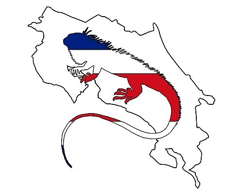 EPS 해외이미지 동물 배너 실루엣 백그라운드 일러스트 파충류 빨간색 파란색 미국 흰색 깃발 중앙 심볼 사인 도마뱀 이구아나 남쪽 고립 동물상 전국 해외202004 해외일러스트 컬러 북아메리카 촬영기법 조형물 방향 파일형식 벡터 이미지허브