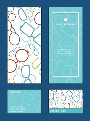 EPS 해외이미지 디자인 배너 안경 하늘색 패턴 일러스트 프레임 사람없음 세트 보호 스타일 해외202004 해외일러스트 잡화 컨셉 무늬 파란색 파일형식 벡터 이미지허브