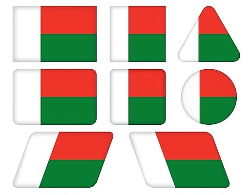 EPS 해외이미지 배너 일러스트 아프리카 세트 깃발 원형 수집 심볼 사인 정사각형 배지 직사각형 고립 마다가스카르 전국 정부 표준 해외202004 해외일러스트 도형 나라 파일형식 벡터 이미지허브