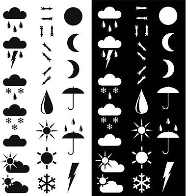 EPS 해외이미지 구름 조각 겨울 패턴 일러스트 우산 자연 하늘 바람 날씨 경고 물 여름 빛 픽토그램 햇빛 태양 일출 맑음 얼음 추위 안개 달 가을 흰색 원형 눈송이 번개 심볼 폭풍 온도 서명 흐림 샤워실 눈내림 해외202004 해외일러스트 자연요소 도형 계절 컬러 무늬 눈_날씨 노을 생태계 샤워시설 파일형식 벡터 이미지허브