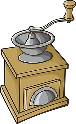 EPS 해외이미지 커피 음식 일러스트 손잡이 주방 수확 공구 그라인더 에스프레소 해외202004 해외일러스트 음료 농업 도구 커피용품 파일형식 벡터 이미지허브