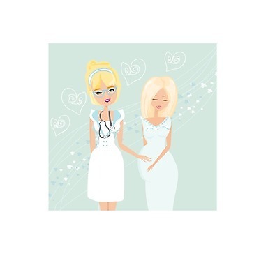 EPS 해외이미지 클립아트 직업 여자 안경 일러스트 청진기 임신 간호사 의사 업무 만화 자르기 출산준비 해외202004 해외일러스트 잡화 의료기기 모션 사람 의료진 작업 출산 파일형식 벡터 의학 이미지허브