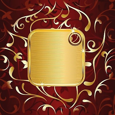 EPS 해외이미지 일러스트 프레임 사람없음 장식 빨간색 라벨 금색 빈티지 클래식 고급 해외202004 해외일러스트 컬러 컨셉 파일형식 벡터 이미지허브