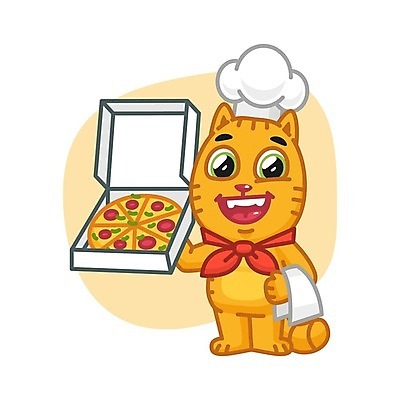 EPS 해외이미지 동물 캐릭터 디자인 일러스트 발 피자 털 미술 미소 그래픽 빨간색 반려동물 상자 요리사 고양이 줄무늬 괴짜 만화 가득함 꼬리 클립 귀 마스코트 캐리커처 해외202004 해외일러스트 일러캐릭터 직업 컬러 컨셉 무늬 포유류 문화예술 패스트푸드 서양음식 표정 신체부위 그림 파일형식 벡터 이미지허브