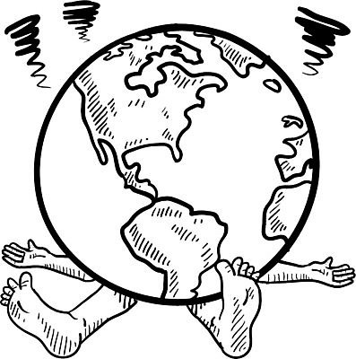 EPS 해외이미지 일러스트 비즈니스 스트레스 글로벌 사무실 지구본 업무 낙서 위험 스케치 선거 그림 문제 고립 위기 이슈 정치 해외202004 해외일러스트 컨셉 미술 작업 민주주의 파일형식 벡터 이미지허브