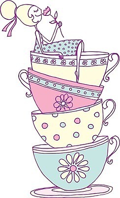 EPS 해외이미지 여자 행복 커피 음료 일러스트 컵 친구 파티 유행 마시기 찻잔 찻주전자 해외202004 해외일러스트 식기 감정 관계 모션 주전자 잔 사람 이벤트 파일형식 벡터 이미지허브