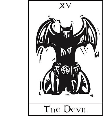 EPS 해외이미지 일러스트 뿔 신용카드 악마 사인 나쁜 노예 목판화 제단 지옥 해외202004 해외일러스트 금융 파일형식 벡터 이미지허브