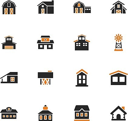 EPS 해외이미지 디자인 실루엣 농업 인터넷 일러스트 비즈니스 건축양식 학교 추상 주택 프레임 건물 그래픽 울타리 세트 농장 시골 수납 헛간 외양간 고립 사일로 해외202004 해외일러스트 건축물 교육 건축 산업 무늬 촬영기법 담장 저장고 파일형식 벡터 이미지허브