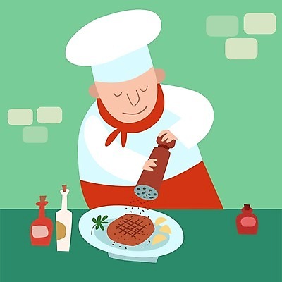 EPS 해외이미지 음식 일러스트 파프리카 마늘 육류 스테이크 요리 식당 요리사 양념 고수 맛 머스터드 매움 깨 후추 생강 바닐라 백리향 시나몬 전문 강황 해외202004 해외일러스트 직업 컨셉 채소 식재료 서양음식 상점 조미료 소스 향신료 파일형식 벡터 향미료 이미지허브