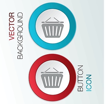 EPS 해외이미지 일러스트 사람없음 쇼핑 세트 픽토그램 원형 온라인쇼핑 쇼핑바구니 해외202004 해외일러스트 도형 온라인 파일형식 벡터 이미지허브