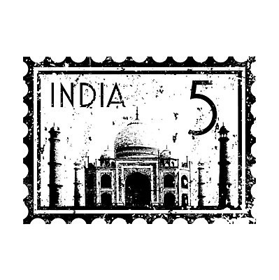 EPS 해외이미지 디자인 컨셉 일러스트 싱글 스크래치 우표 그런지 아그라 해외202004 해외일러스트 파일형식 벡터 이미지허브