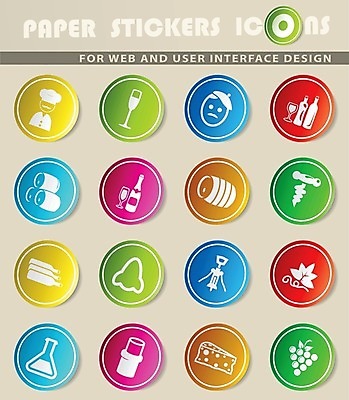 EPS 해외이미지 종이 스티커 잎 일러스트 유리 포도 치즈 통 와인 마개 샴페인 심볼 코 예술가 포도밭 와인오프너 해외202004 해외일러스트 식물 밭 과일 재질 유제품 주류 신체부위 뚜껑 병따개 파일형식 벡터 이미지허브