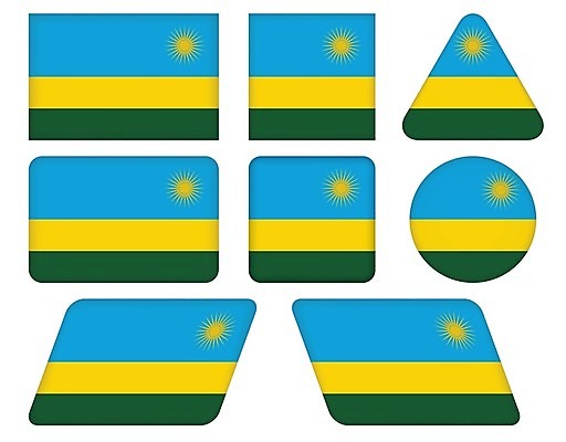 EPS 해외이미지 배너 일러스트 아프리카 세트 깃발 원형 수집 심볼 사인 정사각형 배지 직사각형 고립 르완다 전국 정부 표준 해외202004 해외일러스트 도형 나라 파일형식 벡터 이미지허브