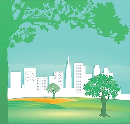 EPS 해외이미지 나무 공원 백그라운드 일러스트 하늘 주택 풍경 건물 그래픽 초록색 여름 도시풍경 환경 고층빌딩 도시 생태계 지역 해외202004 해외일러스트 식물 건축물 계절 공공시설 컬러 빌딩 파일형식 벡터 이미지허브