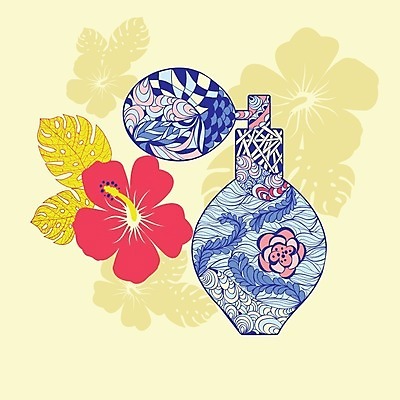 EPS 해외이미지 디자인 꽃 분홍색 백그라운드 꽃무늬 일러스트 자연 유리 책 쇼핑 유행 봄 화장품 수확 신선 고급 스케치 향수 오브젝트 그림 향기 냄새 페이지 분무기 히비스커스 해외202004 해외일러스트 식물 계절 컬러 컨셉 무늬 농업 재질 미술 뷰티 생태계 파일형식 벡터 이미지허브