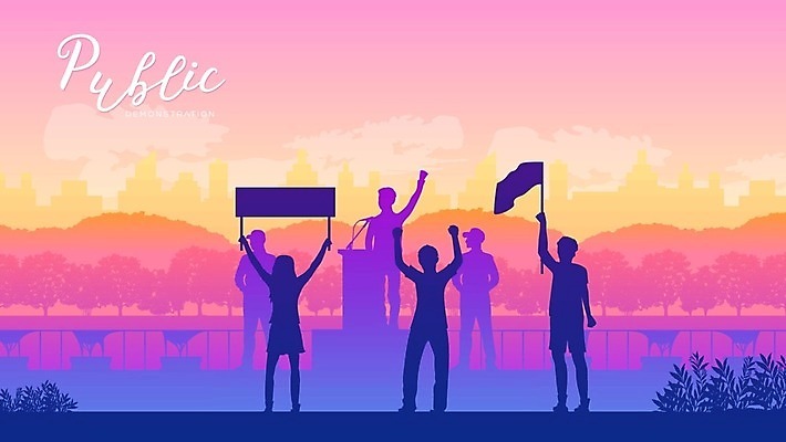 EPS 해외이미지 손 응시 여자 실루엣 도로 백그라운드 일러스트 비즈니스 거리 사람 축제 콘서트 자유 분노 축하 그룹 군중 충돌 심볼 사인 커뮤니티 문제 혁명 소셜 스트라이크 시범 운동가 인구 정치 집회 항의 해외202004 해외일러스트 시선 감정 길 컨셉 교통시설 촬영기법 신체부위 공연 파일형식 벡터 이미지허브