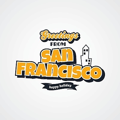 EPS 해외이미지 디자인 포스터 종이 40대 여행 북아메리카 일러스트 휴가 미술 타이포그라피 미국 수확 인사 메시지 편지 사인 복고 엽서 방문 판지 샌프란시스코 해외202004 해외일러스트 문자 중년 농업 문화예술 아메리카 예절 파일형식 벡터 이미지허브